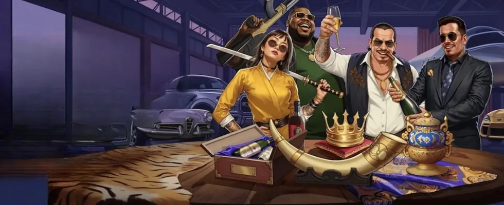 Banner de bono de bienvenida en Mafia Casino con giros gratis